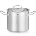 Miniatyrbillede 1 af 2: Profi Line høj gryde med låg, Sandwichbund, 70 l, diameter. 450 x 450 mm - Hendi 832929