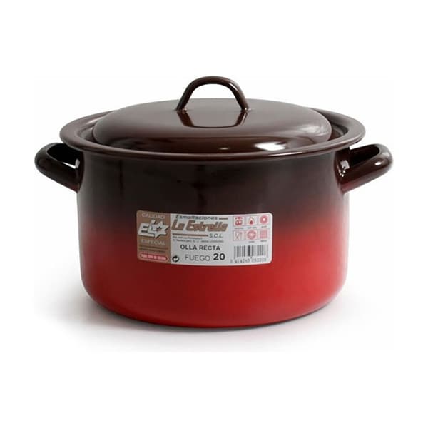 La Estrella Rak Gryta Med Lock Eld 3.5l 20 Cm