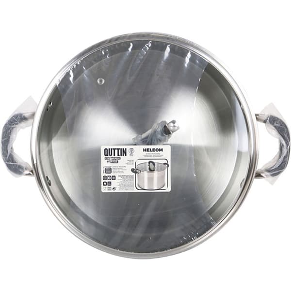 Quttin Induktionstål Gryde 28 Cm/6.7 L/0.8 Mm+med T Heleom