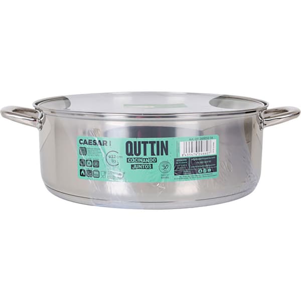 Quttin Induktionsstål Gryde Ny Caesar 32 Cm