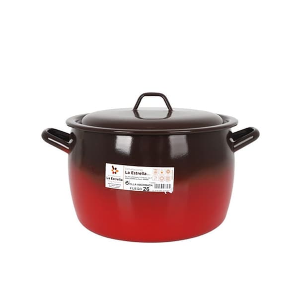 La Estrella Kupolformad Gryta Med Lock Eld 10l 26 Cm