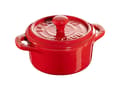 Miniatyrbilde 1 av 2: Staub Mini Cocotte Round - 200 ml, Red