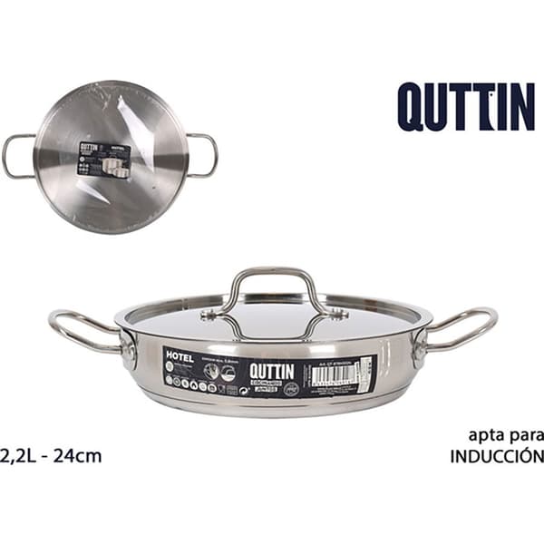 Quttin Matala Kattila + Kansi 24 Cm/0.8 Mm/ Qhotel 2.2l