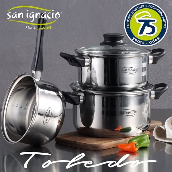 San Ignacio Kökbatteri Mer Oval Stekpanna 36 Cm 5 Bitar