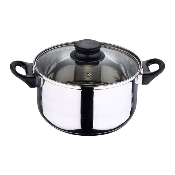 Wellhome Sæt Med 3 Rustfrie Stålpande 16/20/24 Cm 5 Stykker