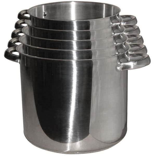 Catering i rostfritt stål x5 - 24 till 32 cm