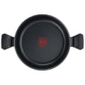 Miniatyrbild 2 av 5: TEFAL Easy Cook &amp; Clean holländsk ugn 24 cm + glaslock, icke-induktion, non-stick beläggning, tillverkad i Frankrike B5544602