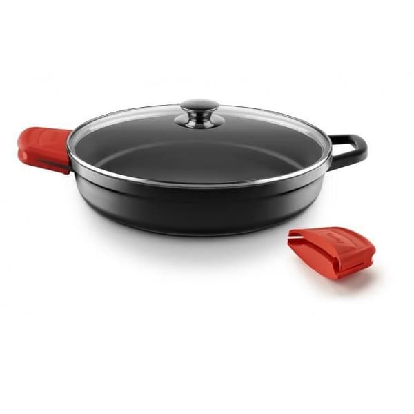 Castey - SLOW COKER MED LOCK INDUKTIONSLINJE IR32-32 CM GJUT ALUMINIUM