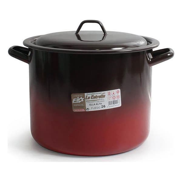 La Estrella Hög Gryta Med Lock Eld 11l 26 Cm