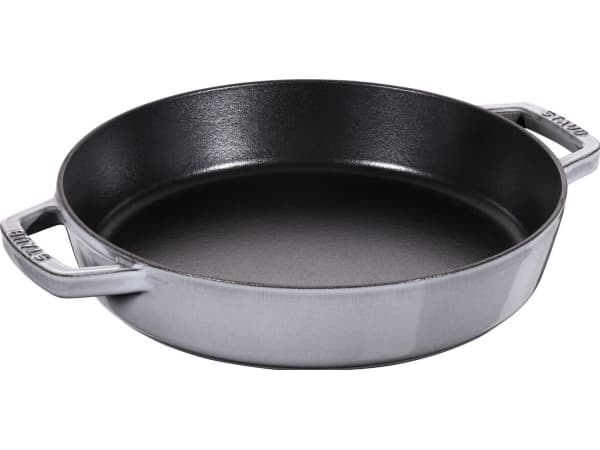 STAUB stekepanne STAUB stekepanne, støpejern, 2 håndtak, 26 cm, grafitt