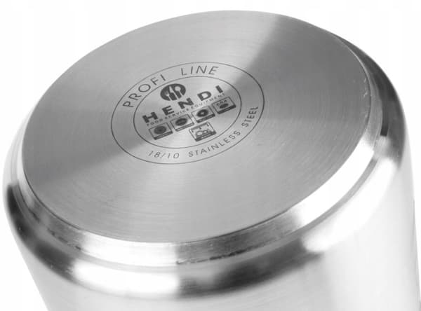 Gryde Hendi Profi Line 2L med Låg, Rustfrit Stål, ⌀160x(H)110mm, til alle typer komfurer