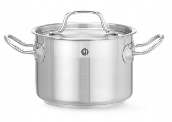 Gryde Hendi Profi Line 2L med Låg, Rustfrit Stål, ⌀160x(H)110mm, til alle typer komfurer