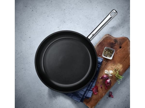 WMF 4000530649584, Rund, All-bruk panne, Sort, Keramisk, 250 °C, Rustfritt stål