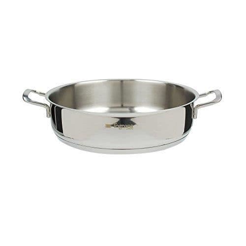 Tognana vanitosa Gryta med 28 cm och 2 handtag, Rostfritt Stål, Silver - V575838INSL