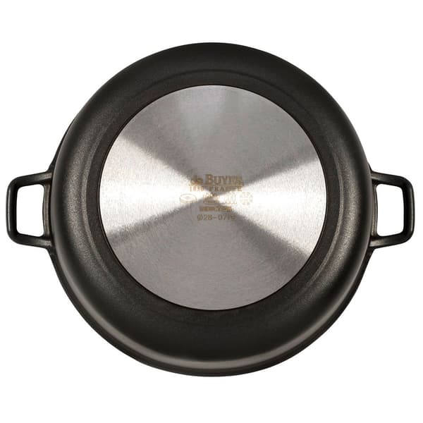 De Buyer Choc Extreme Saucepot With Glass Lid 28 Cm Induction Pan Søvfarvet