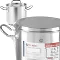 Miniatyrbillede 1 af 6: Kitchen Line høj gryde med låg, 5 l diameter. 200 x 160 timer - Hendi 837207