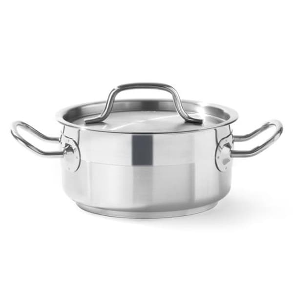 Profi Line lav gryde med låg, 4,8 l, diameter. 240 x 105 timer - Hendi 830406