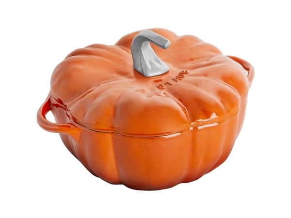 Staub Pumpkin Cast Iron Pot - Cinnamon, 3.45 ltr