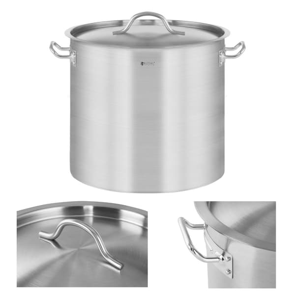 Ruokakattila kannella, ruostumaton teräs, induktioliedelle, 25 L