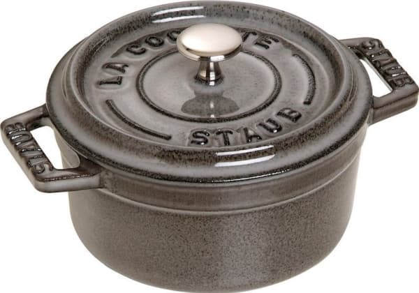 Staub Minis, En stekpanna, Grå, Gjutjärn, 0,25 l, 10 cm, 700 g