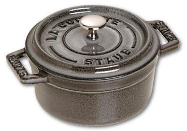 Staub Minis, En stekpanna, Grå, Gjutjärn, 0,25 l, 10 cm, 700 g