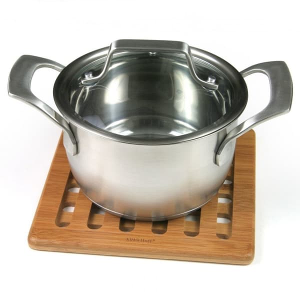SET MED FYRKANTIGA BAMBUKUSTER 20cm KiNGHOFF KH-1216