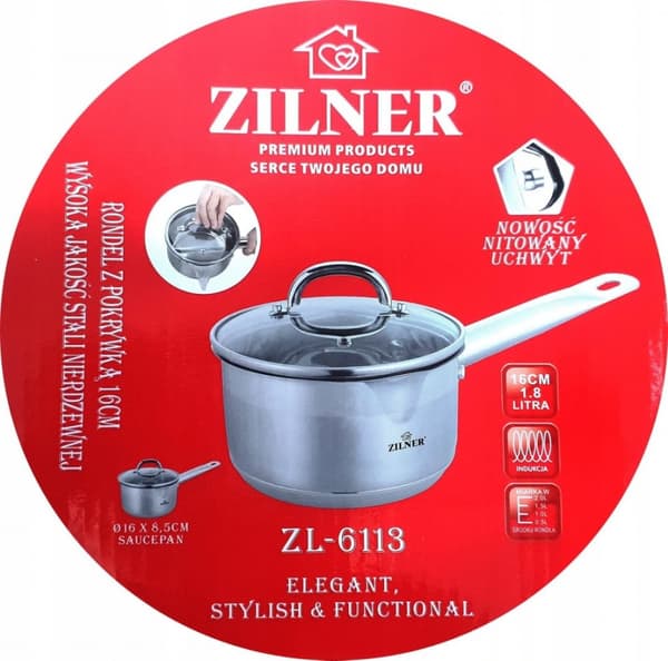 ST?LSAUCE 1,8L / 16CM MED TUD ZILNER ZL-6113