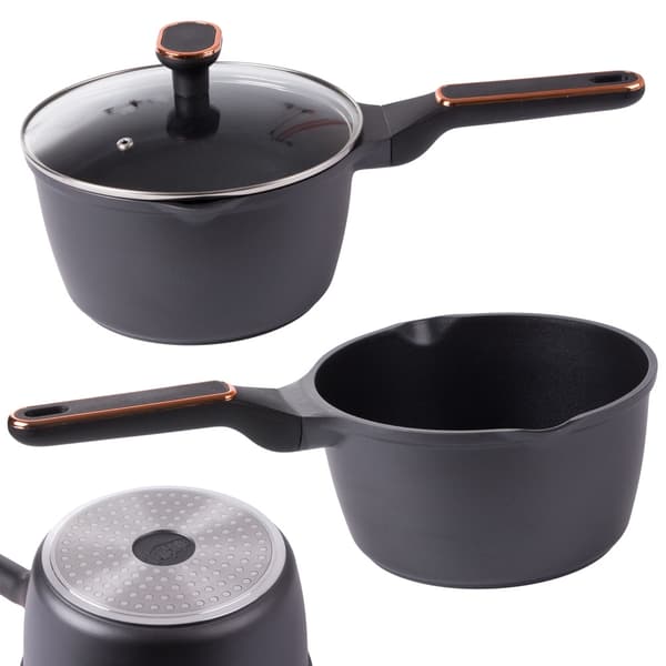 3L Kastrull med lock – Non stick beläggning – Induktionshäll
