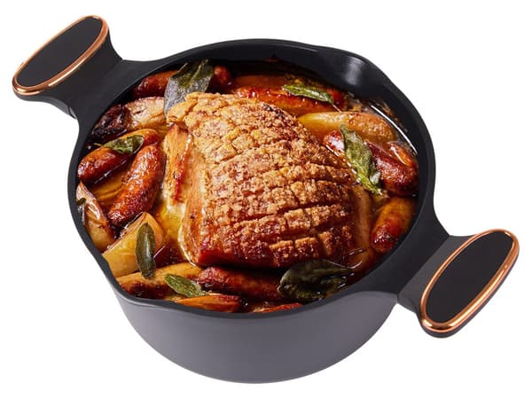 5L Kastrull med lock – Non stick beläggning – Induktionshäll
