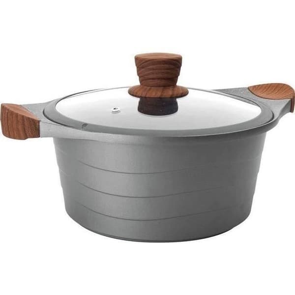 Faitout - LACOR - Stilo 28cm - Aluminium - Non-stick - Glaslock