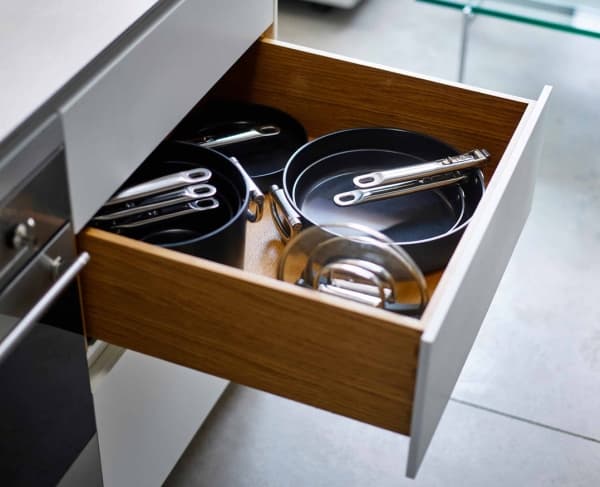 Joseph Joseph Space, Rund, All-bruk panne, Blå, Keramisk, 232 °C, Aluminium