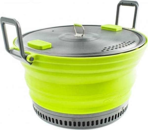 GSI Outdoors 50233, 3 L, Pyöreä, Vihreä, Alumiini, Hopea, 22,9 cm
