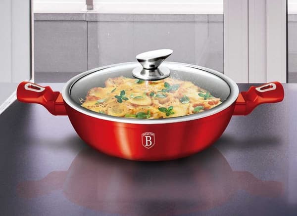 GRANITKRYDE 28cm BERLINGER HAUS RED METALLIC LINE BH-1263