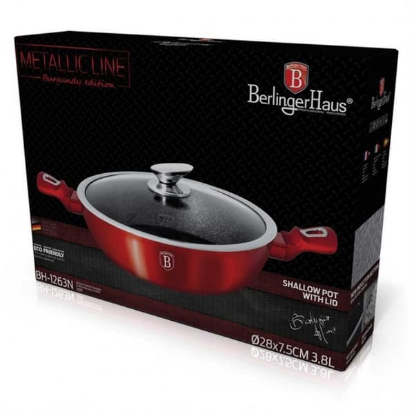 GRANITKRYDE 28cm BERLINGER HAUS RED METALLIC LINE BH-1263
