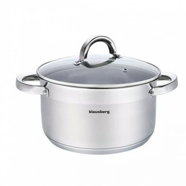GRYDE MED LÅG 24cm KLAUSBERG KB-7126 6L