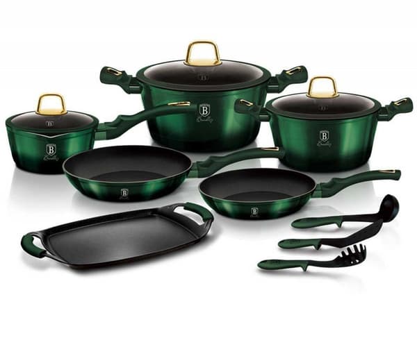 BERLINGER HAUS TITANIUM GRYDER 12 stk. BH-6066 EMERALD