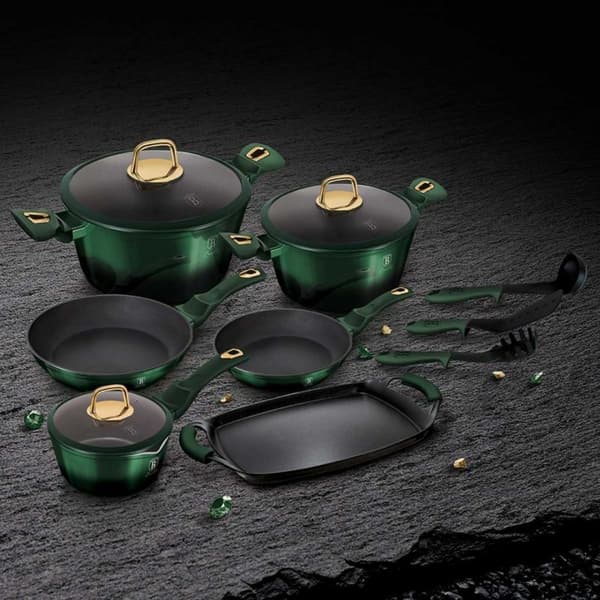 BERLINGER HAUS TITANIUM GRYDER 12 stk. BH-6066 EMERALD