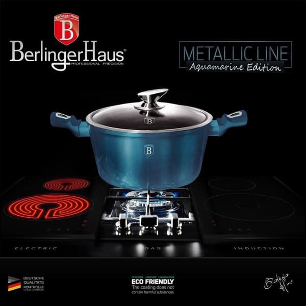 BERLINGERHAUS AQUAMARINE GRANIT GRYDER SÆT BH-6152