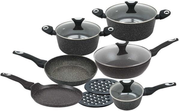 SÆT MED 12 ELEMENTER KLAUSBERG GRANITGRYDER KB-7201