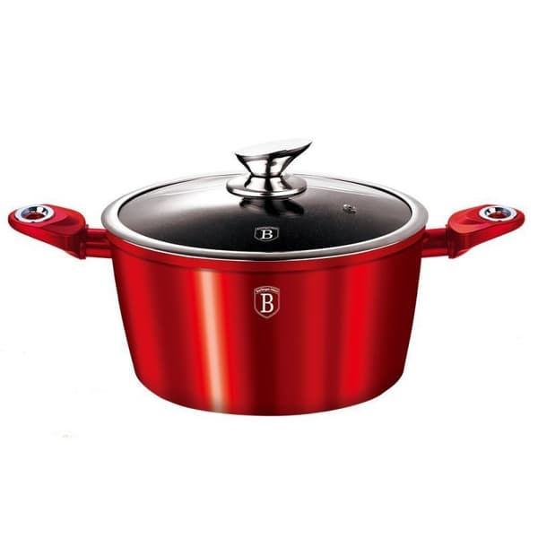 GRANITKRUTA 28cm BERLINGER HAUS RED METALLIC LINE BH-1258