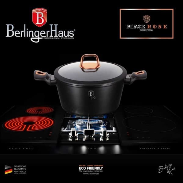 BERLINGER HAUS BH-6154 SORT ROSE GRANIT GRYDER SÆT