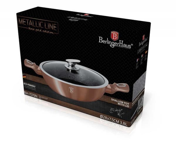 GRANIITTINEN PUTKU 28 cm BERLINGER HAUS BH-1519 RUUSUKULLA