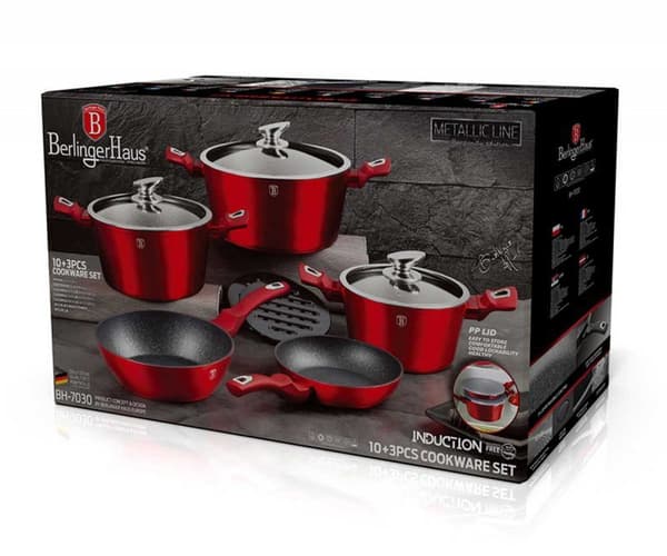 BERLINGER HAUS BH-7030 BURGUNDY KRYCKSET