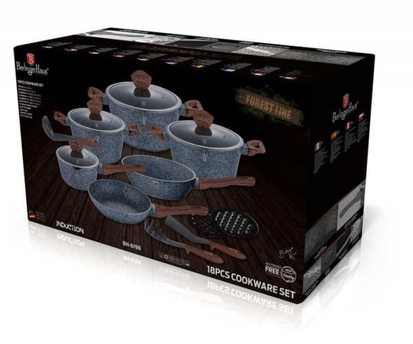 GRYTA SET 18 ELEMENT. BERLINGER HAUS BH-6198 SKOGSLINE