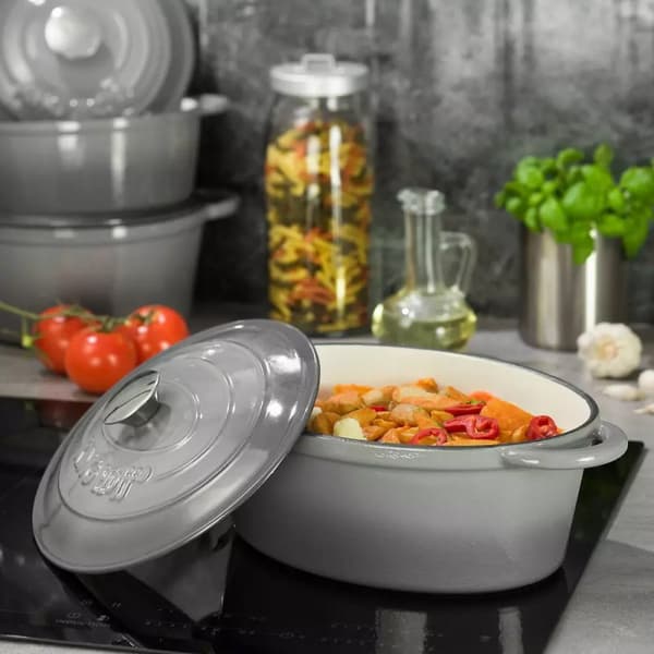 Emaljerad gjutjärn stekpanna 30cm KINGHOFF KH-1522
