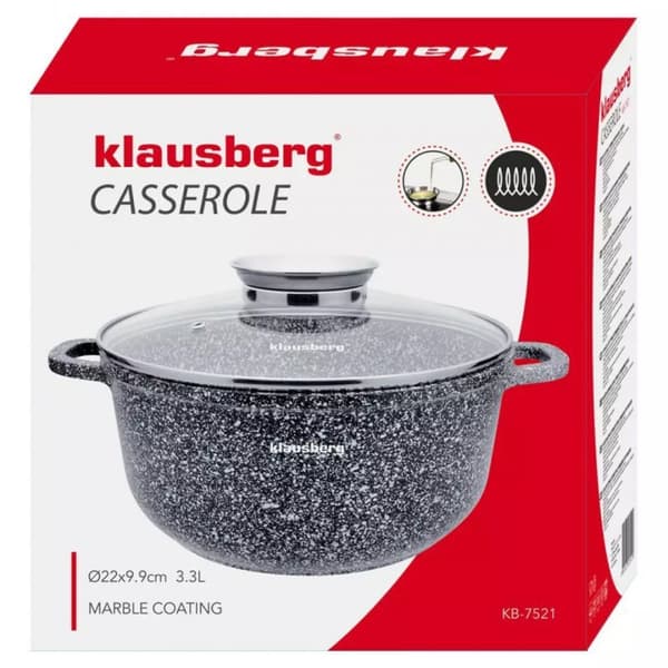 MARMORGRUTA 3,3L 22cm KLAUSBERG KB-7521