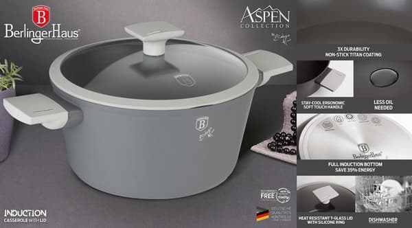 TITANIUM GRYDE 24cm BERLINGER HAUS BH-7067 ASPEN