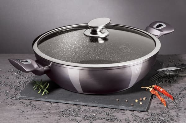 GRANITKRYDE WOK 28cm BERLINGER HAUS BH-7111 CARBON PRO