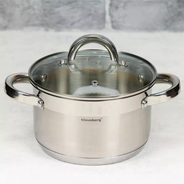 GRYDE MED LÅG 12cm KLAUSBERG KB-7120 0,5L