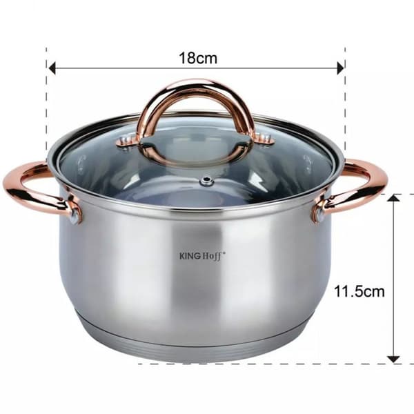 GRYTA SET 6 ELEMENT KINGHOFF KH-1762